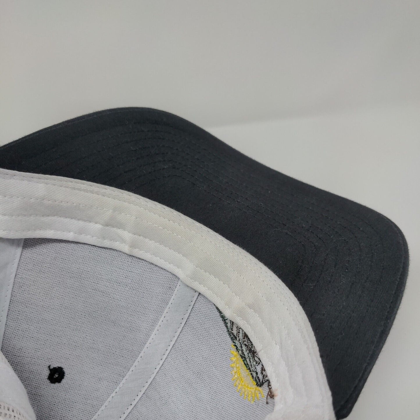 LEAAD Farms Snapback Mesh Back Trucker Hat Black OSFA Embroidered
