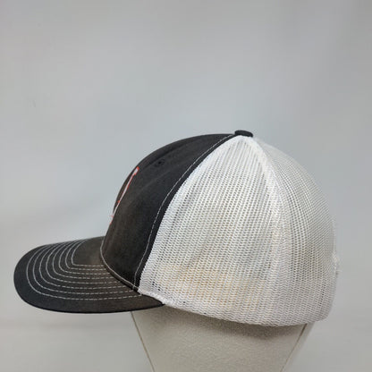 Richardson 112 Snapback Mesh Back Hat Black Indianapolis Colts NFL Logo