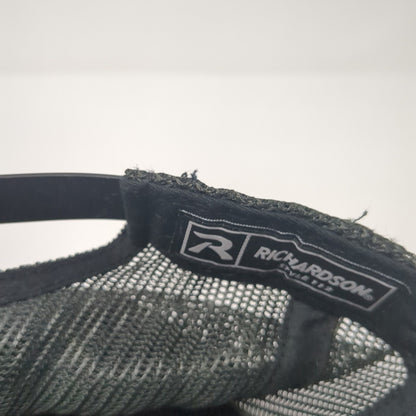 EB Snapback Trucker Hat Orange One Size Adjustable Mesh Back Richardson