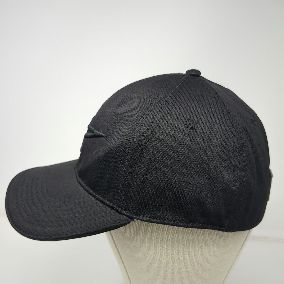 Alpinestars Baseball Cap Black XL Fitted Tonal Logo Stretch Fit Motorsports Hat
