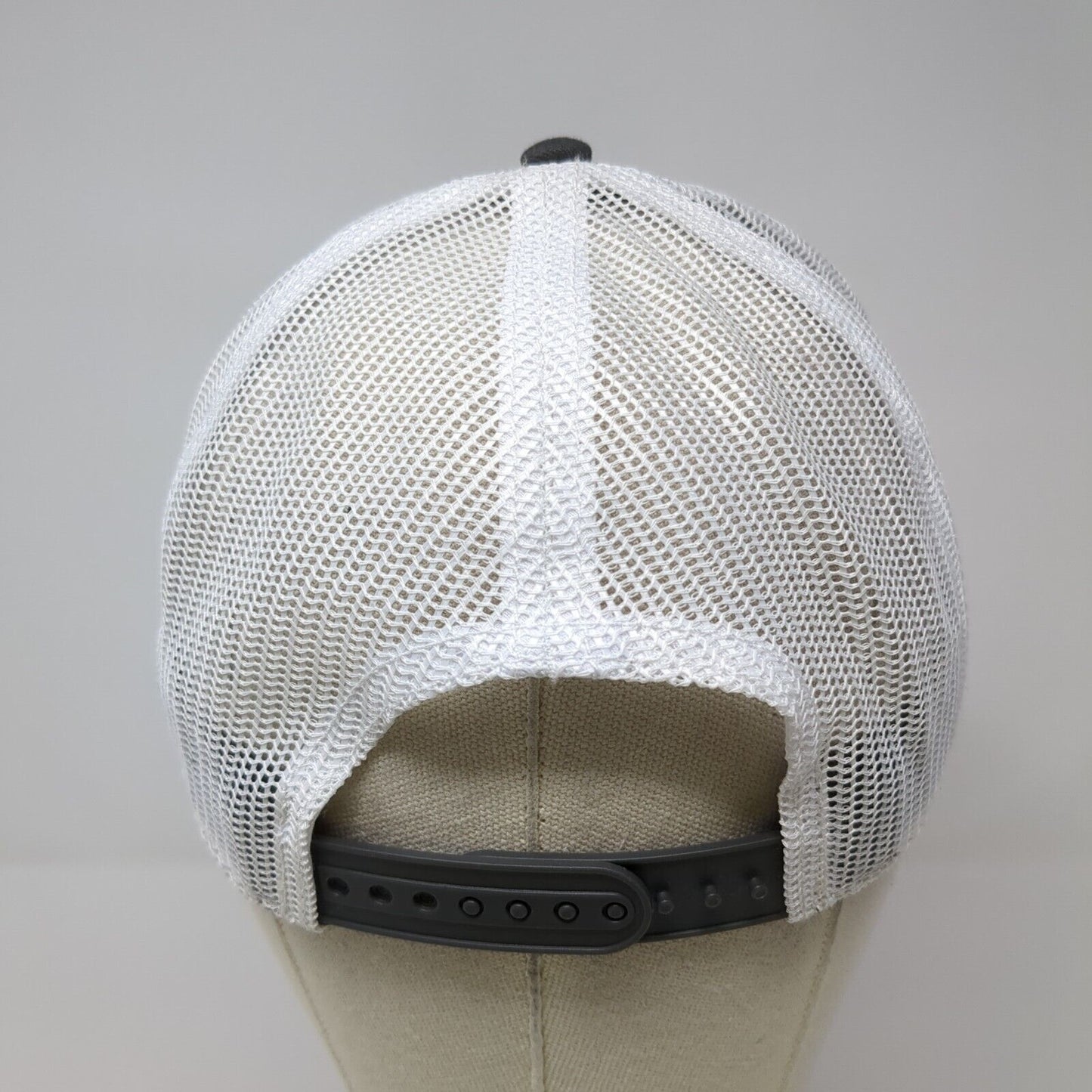 Service Now Snapback Trucker Hat Gray One Size Adjustable Embroidered Mesh Back