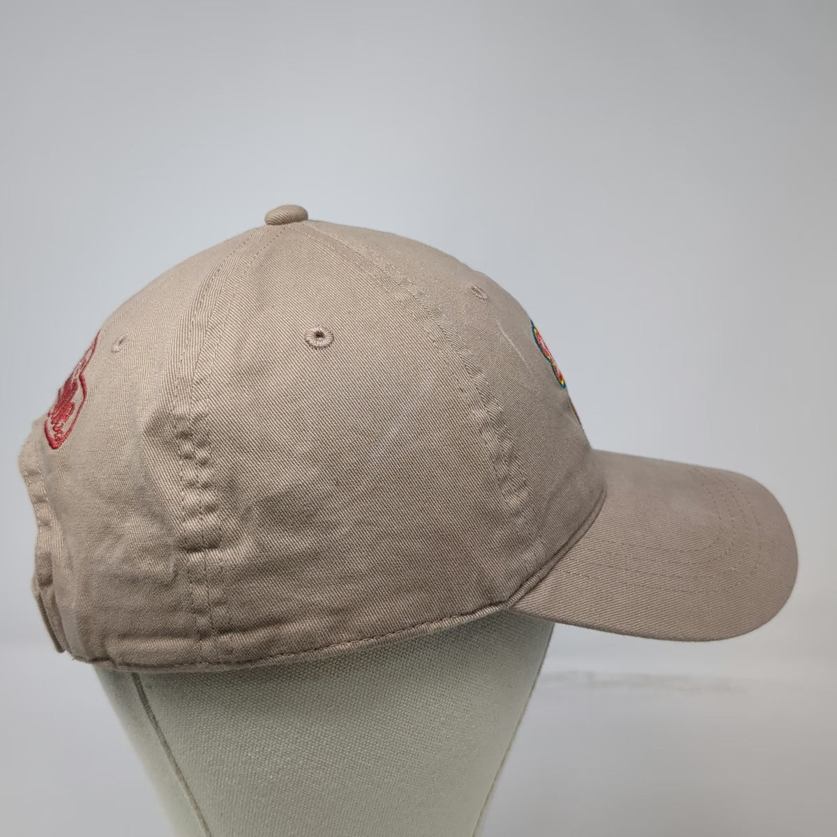 Johnsonville Leinenkugel's I Brat The Beer Baseball Cap Beige One Size Hat Logo