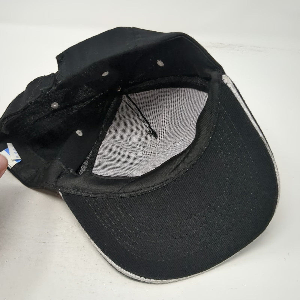 Mkt Real Madrid Soccer 5 Panel Black Hat One Size OS Campus Experience Strapback