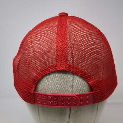 Coca-Cola Trucker Hat Red One Size Sin Azucar Mesh Back Snapback Polyester