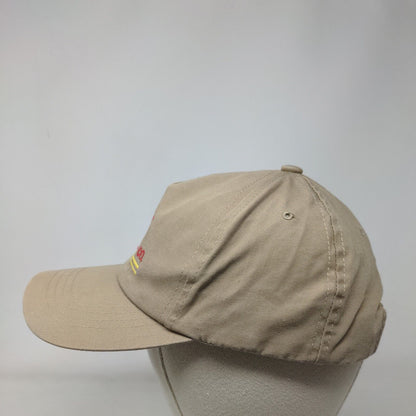 Swat Exterminating Co. Snapback Hat Tan OSFA Adjustable Embroidered Yupoong