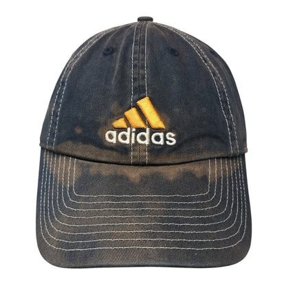 Adidas Slideback Hat Blue One Size 3 Stripes Logo Embroidered Adjustable