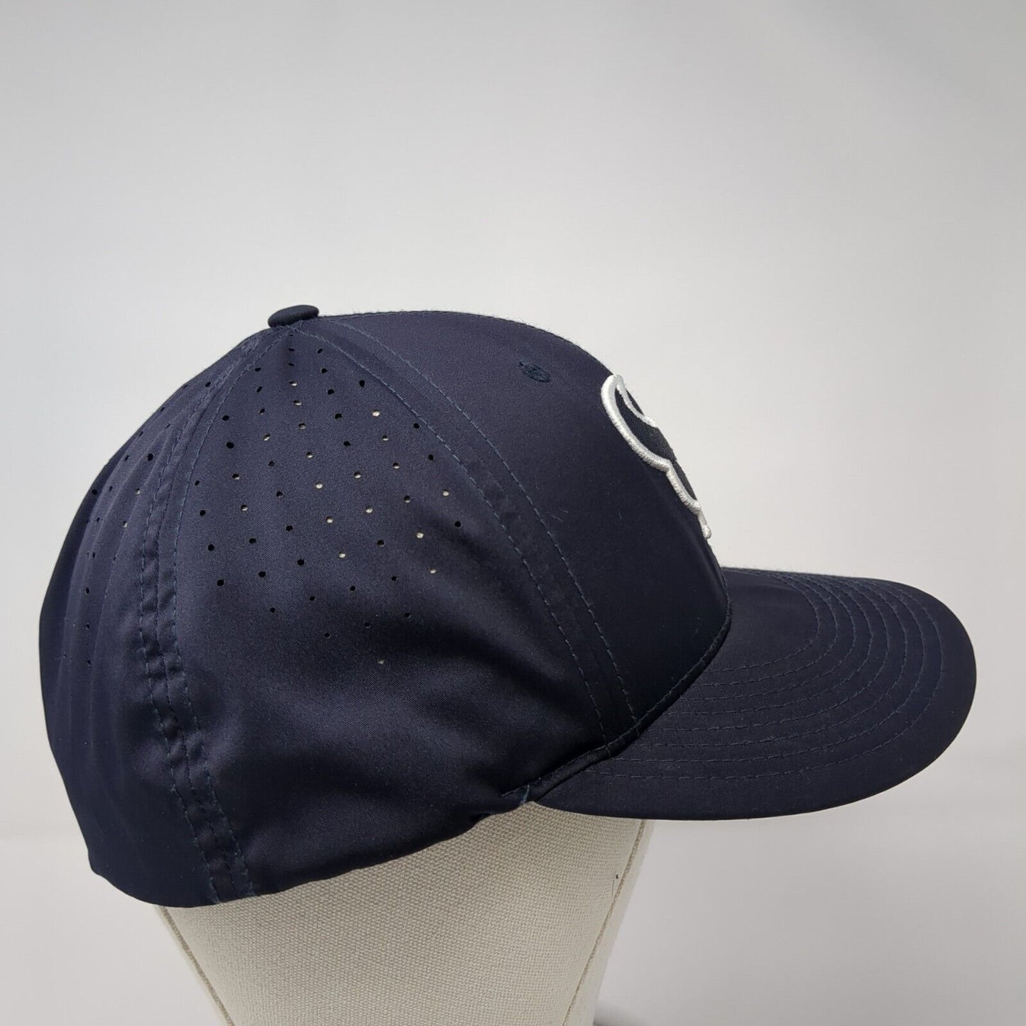 Richardson PTS30 Lite Fitted Hat Blue L-XL Embroidered Logo Perforated