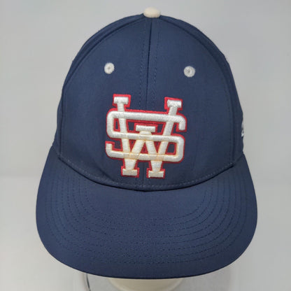 The Game Pro Southwest Fitted Hat Blue Size 7 1/8 Embroidered Logo