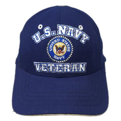 Rapid Dominance Baseball Cap Blue One Size US Navy Veteran Embroidered Hat
