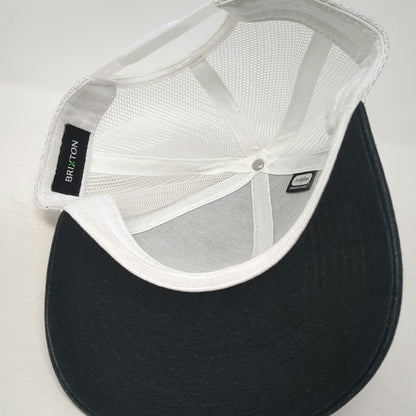 Brixton Trucker Hat Black One Size Snapback Mesh Patch Recycled Brim MFG CO