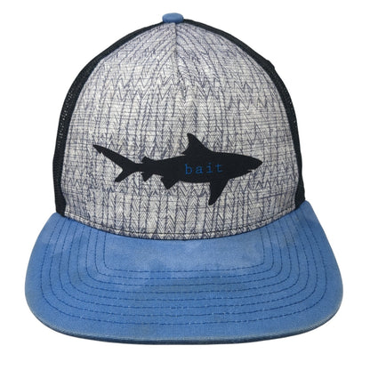 Bait Snapback Trucker Hat Multicolor One Size Adjustable Embroidered Mesh Back