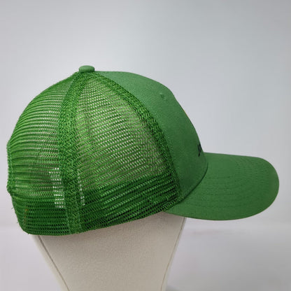 John Deere Trucker Hat Green One Size Mesh Snapback Embroidered Logo Farming