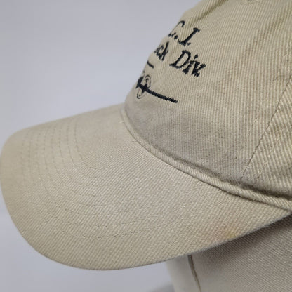 VDCI Air Attack Divison Fight Grew Gaddis Strapback Hat Tan Embroidered Plane