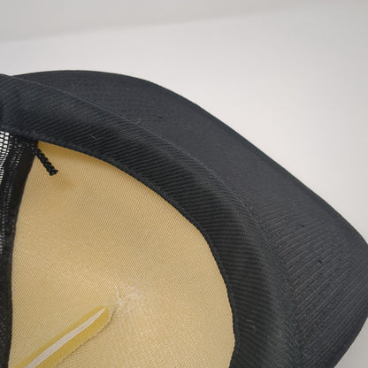 Frank Wood Trucking Snapback Rope Trucker Hat Black One Size Mesh Back