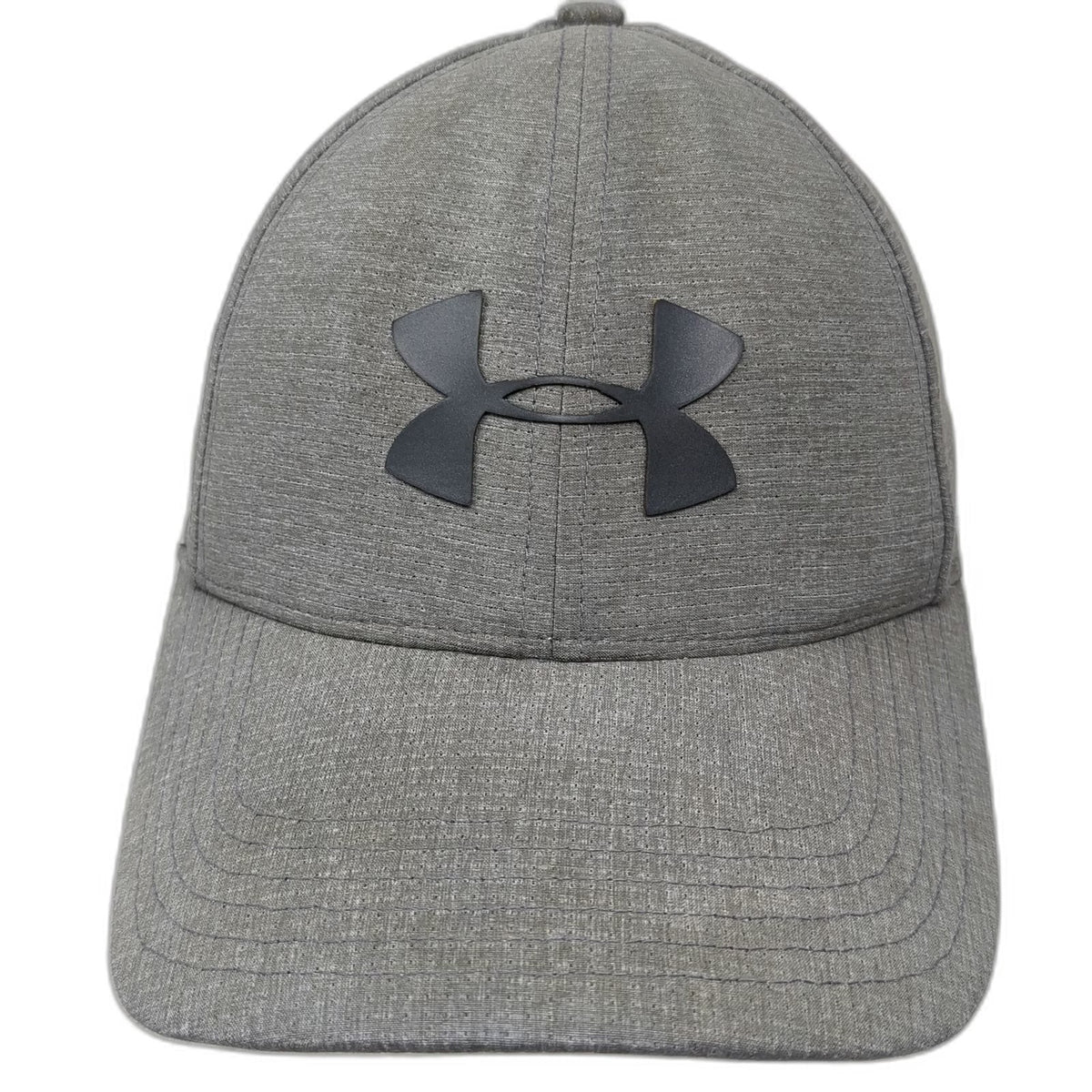 Under Armour Baseball Cap Gray L CoolSwitch Breathable Fitted Curved Brim Hat