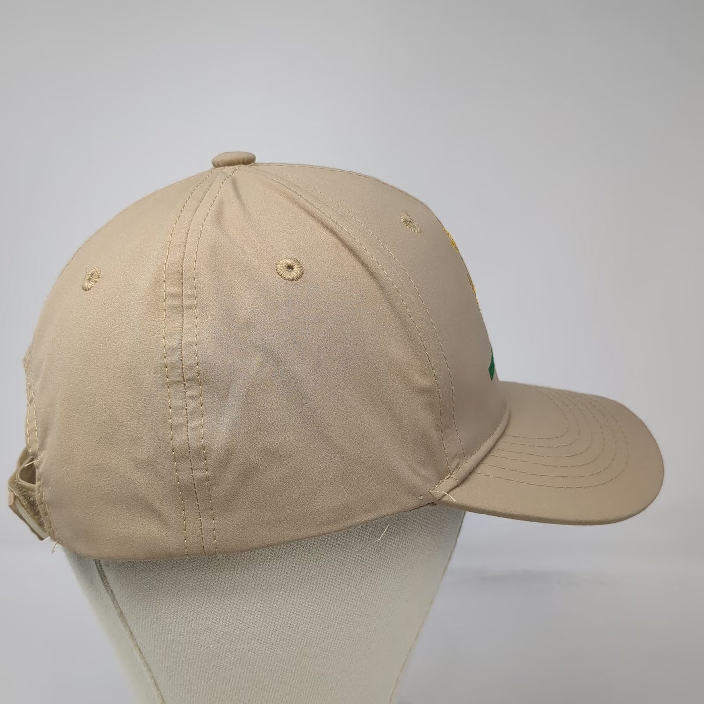 STB Select Baseball Cap Beige One Size Mexico Eagle Flag Strapback Polyester Hat