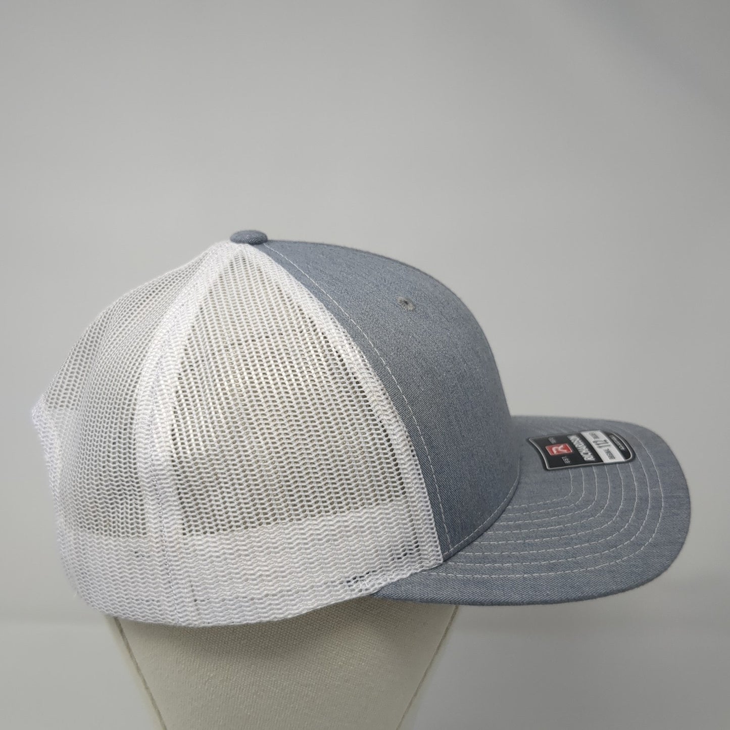Mint Dental Care Snapback Trucker Hat Gray OS Adjustable Mesh Back Richardson