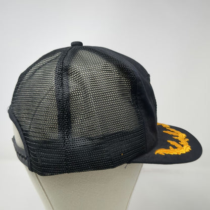 New Holland Trucker Hat Black Mesh Snapback Scrambled Eggs Brim hat Vintage