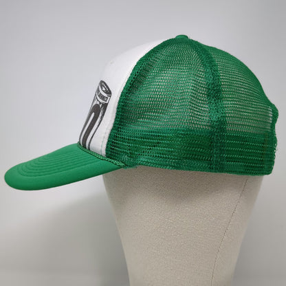 OTTO Trucker Hat Green One Size 10 Barrel Brewing Co Mesh Foam Rope Graphic