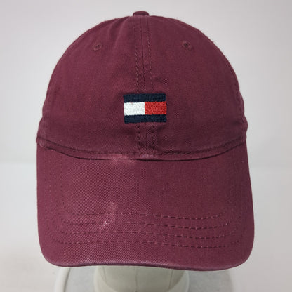 Tommy Hilfiger Logo Slideback Hat Red One Size Embroidered Outdoor
