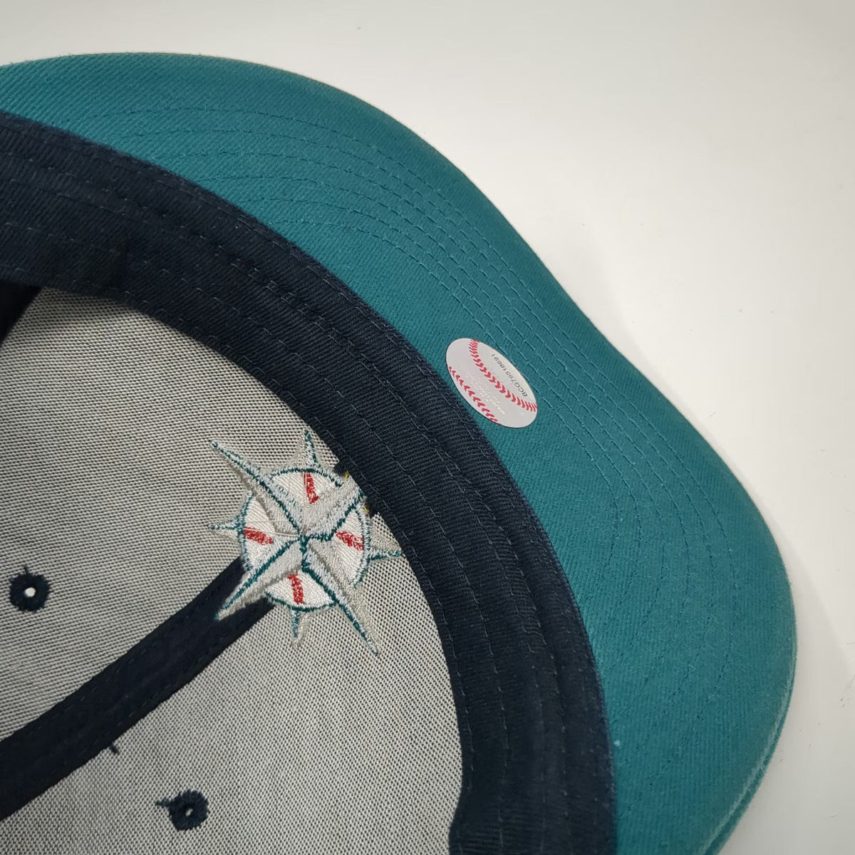 Seattle Mariners MLB Braksissen Snapback Hat Blue Green One Size Vizzy Seltzer