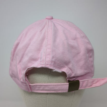 San Diego Slideback Baseball Cap Pink One Size Adjustable Embroidered 6 Panel