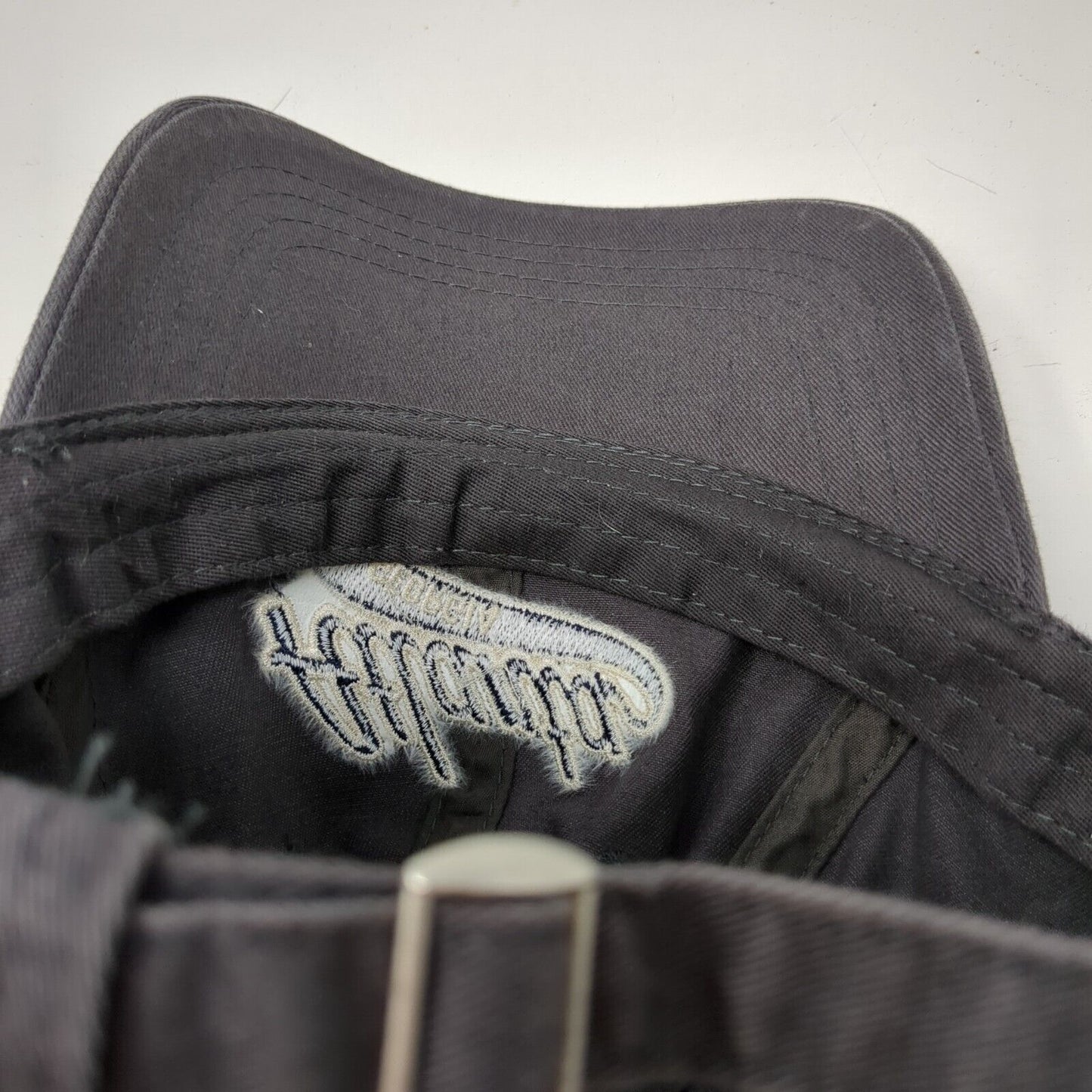 Atlanta Georgia Slideback Hat Gray One Size Adjustable Embroidered The Game