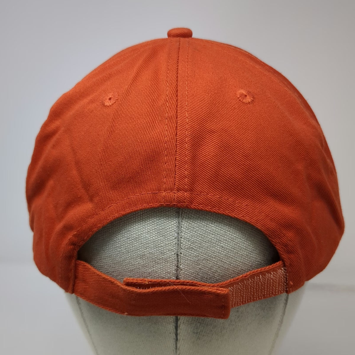 K-Products Graybar Baseball Cap Orange One Size Strapback Embroidered Logo Hat