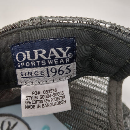 Ouray Snapback Mesh Back Trucker Hat Multicolor One Size Embroidered