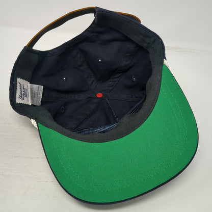 Imperial 5 Panel Blue One Size Rope Cord Leather Strapback Helicopter Hat CPG