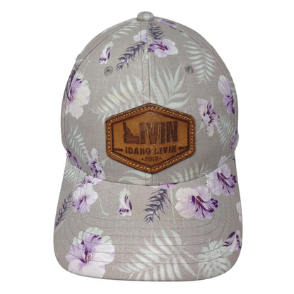 Idaho Livin Strapback Hat Multicolor OSFA Floral Hawaiian Sportsman
