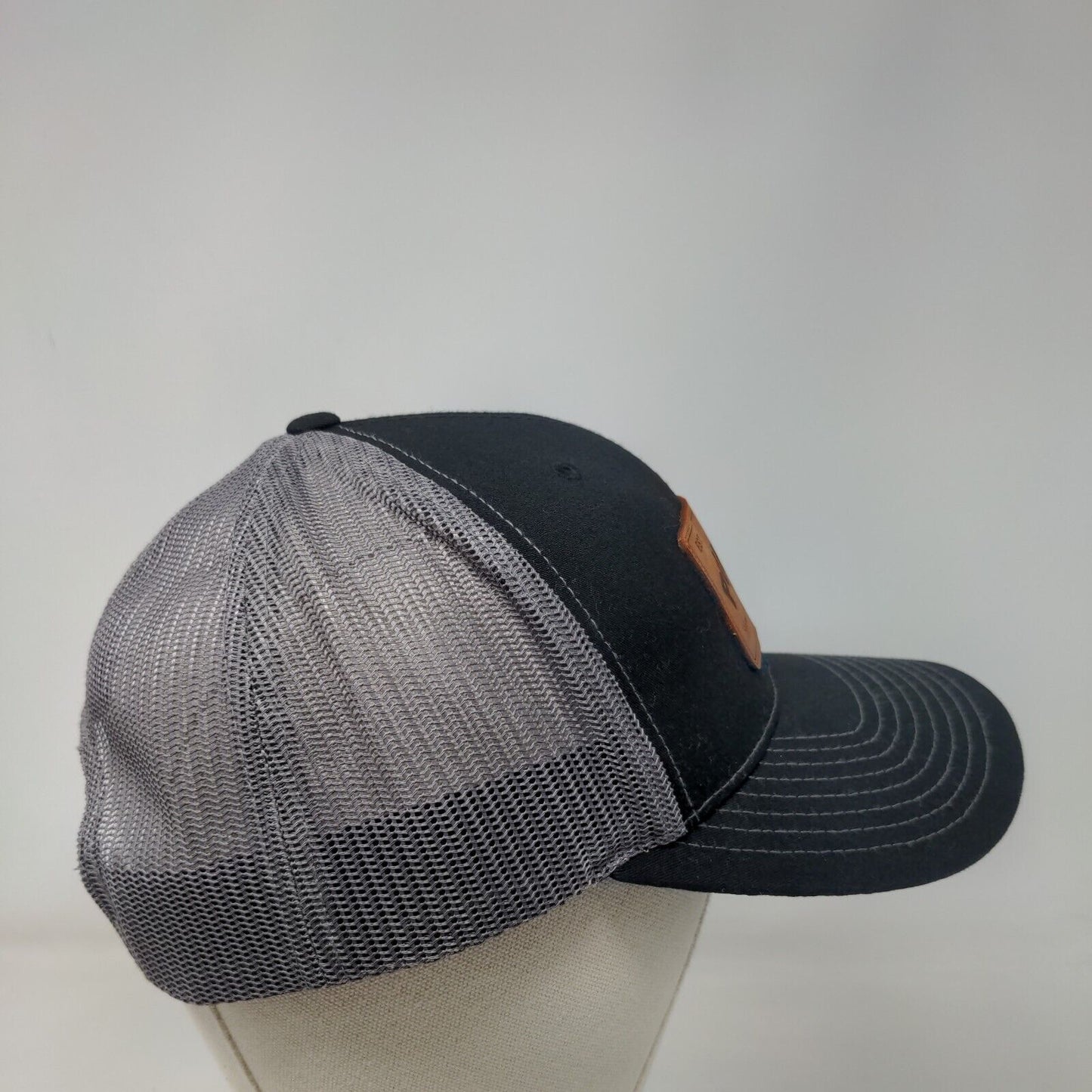 Pursuit Iron Man Patch Snapback Mesh Back Trucker Hat Black One Size