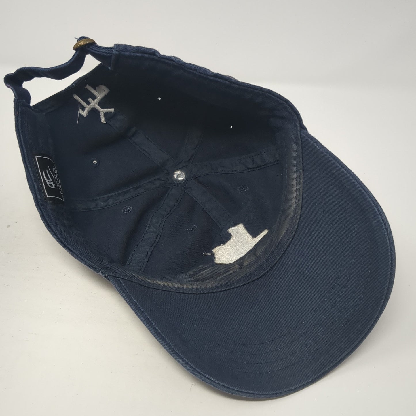 Texas State Map Slideback Hat Blue One Size Adjustable Outdoor Cap