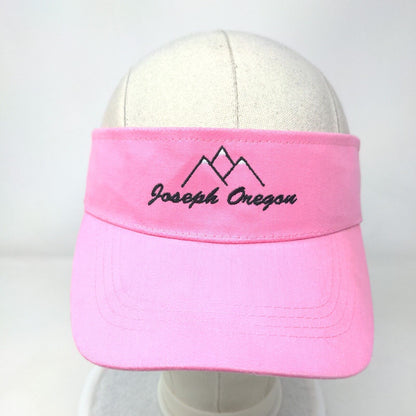 Joseph Oregon Strapback Sun Visor Cap Pink OS Adjustable Embroidered Cap America
