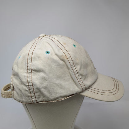 Gap Baseball Cap Beige L Contrast Stitching Elastic Back Cotton Hat
