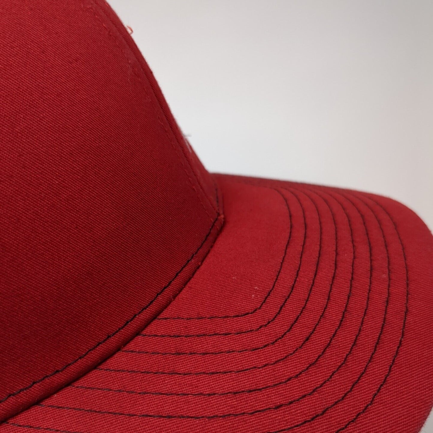 Hawkins Companies Snapback Trucker Hat Red OS Adjustable Mesh Back Richardson