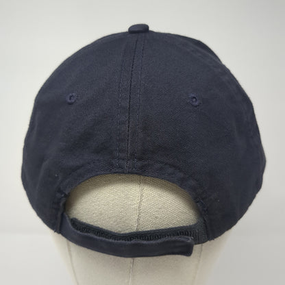 Blue Moon Strapback Hat Blue One Size Adjustable Embroidered Outdoor