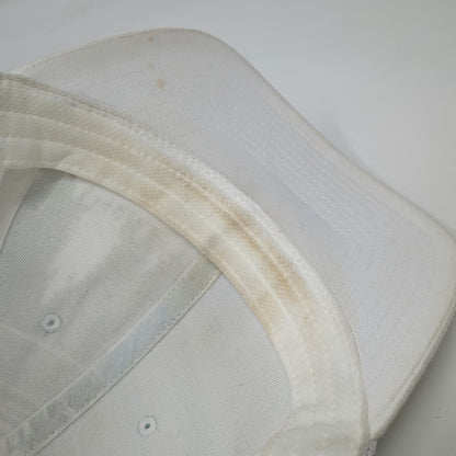 Columbia Trucker Hat White Blue Green One Size Landscape Graphic Mesh Snapback