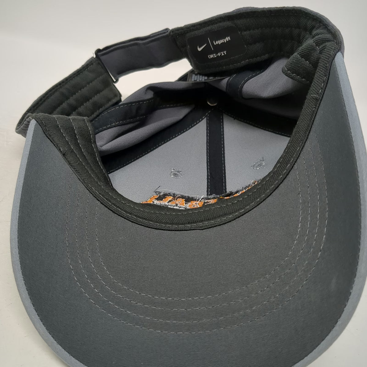 Nike Baseball Cap Gray One Size Pickleball Tournament 2023 Simplot Dri-Fit Hat