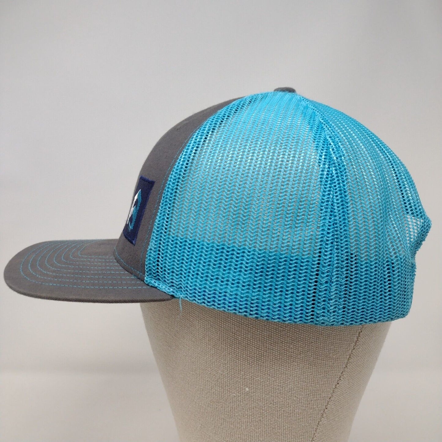 Richardson Snapback Mesh Back Trucker Hat Multi OSFA Embroidered Logo