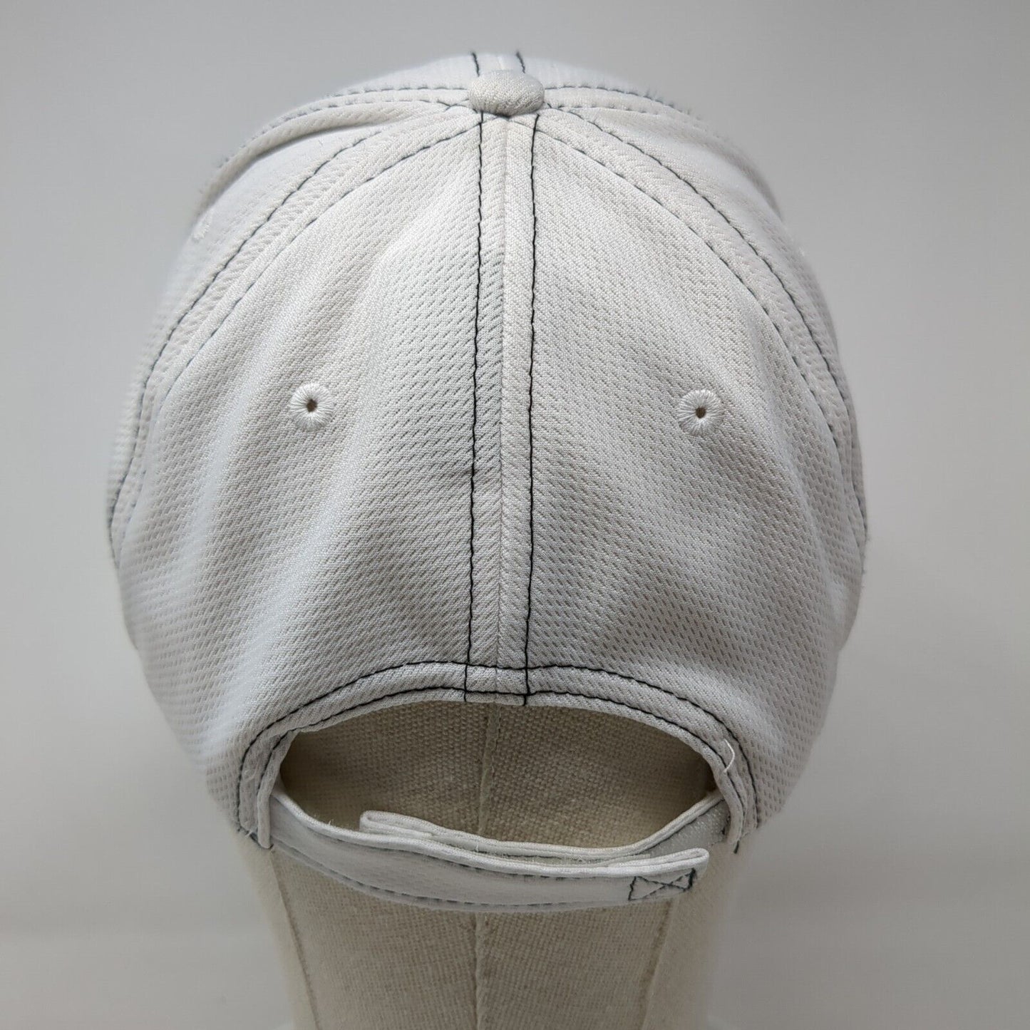 McCall Golf Club Strapback Hat White OSFA Adjustable Embroidered 6 Panel Pukka