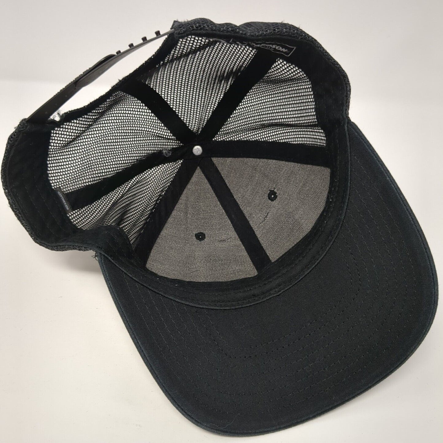 Ourea Outdoors Snapback Trucker Hat Black One Size Mesh Back 6 Panel