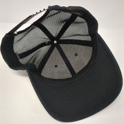 Ourea Outdoors Snapback Trucker Hat Black One Size Mesh Back 6 Panel