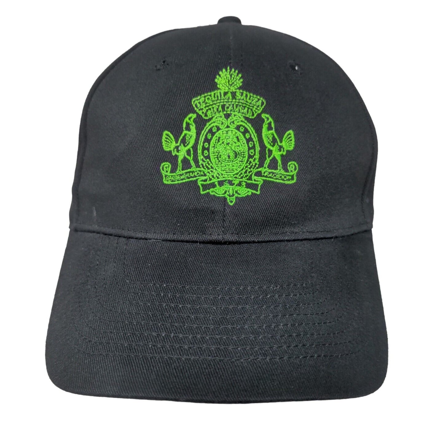Hornitos Tequila Lime Shot Strapback Hat Black OSFA Embroidered Adjustable