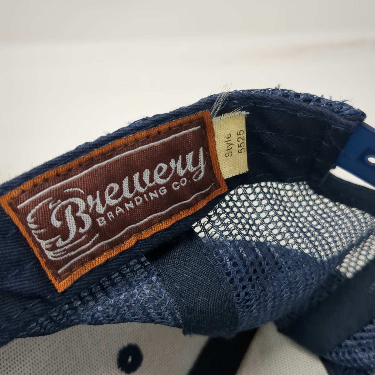 Brewery Branding Co Trucker Hat Blue One Size Snapback Cryo Hops Mesh Back