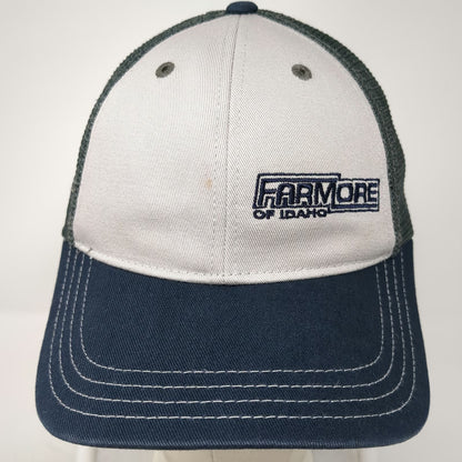 District Trucker Hat Gray Blue Green One Size Farmore Idaho Reinke Mesh Snapback