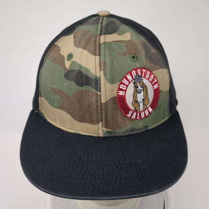 Houndstooth Saloon Snapback Cap Multicolor One Size Adjustable Embroidered Decky