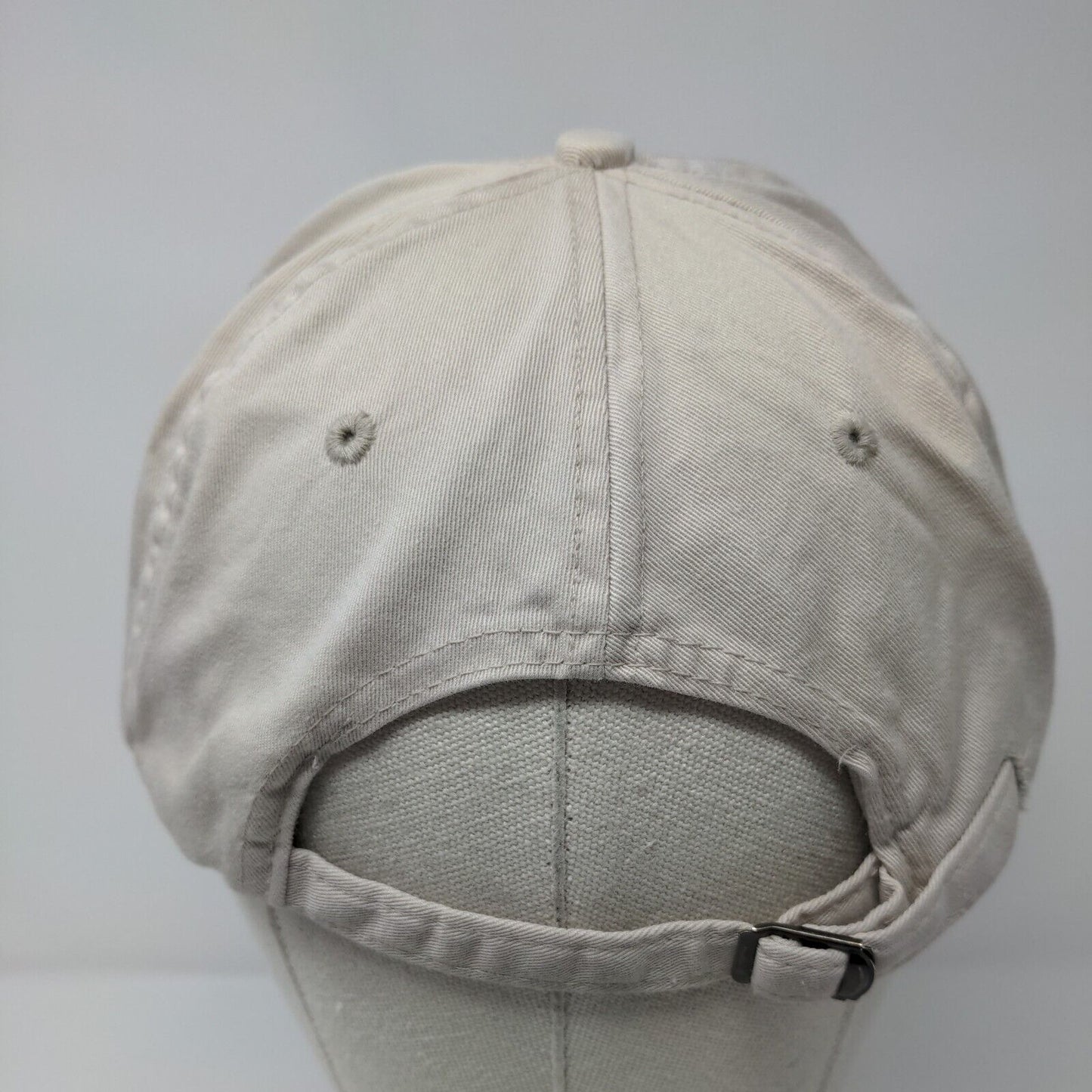 Slazenger Golf Slideback Hat Tan One Size Adjustable Embroidered