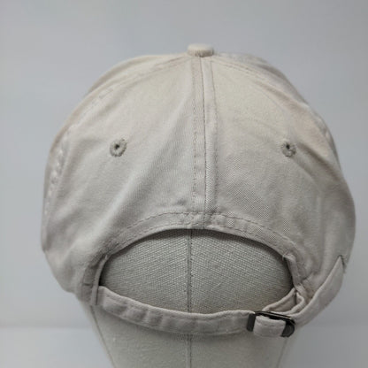Slazenger Golf Slideback Hat Tan One Size Adjustable Embroidered