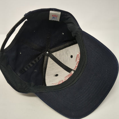 Set Rite Snapback Hat Blue One Size Adjustable Embroidered KC 6 Panel